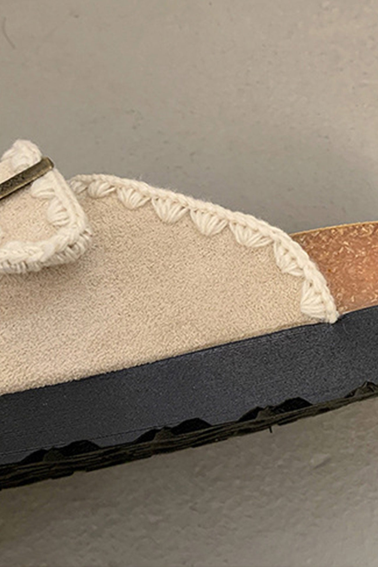 Candy Color Embroidery Platform Sandals