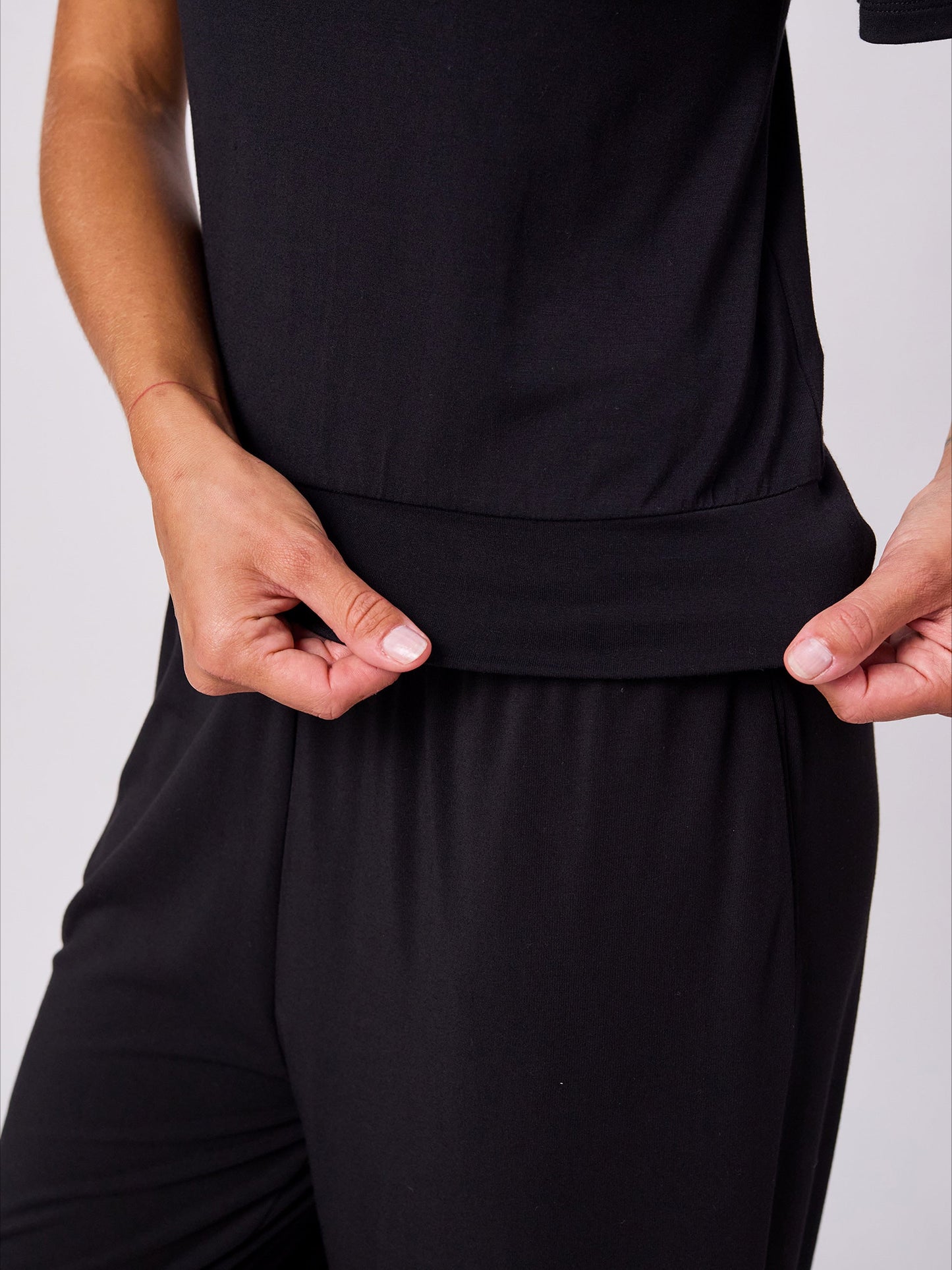 Off Shoulder Bell Sleeve Top - Black