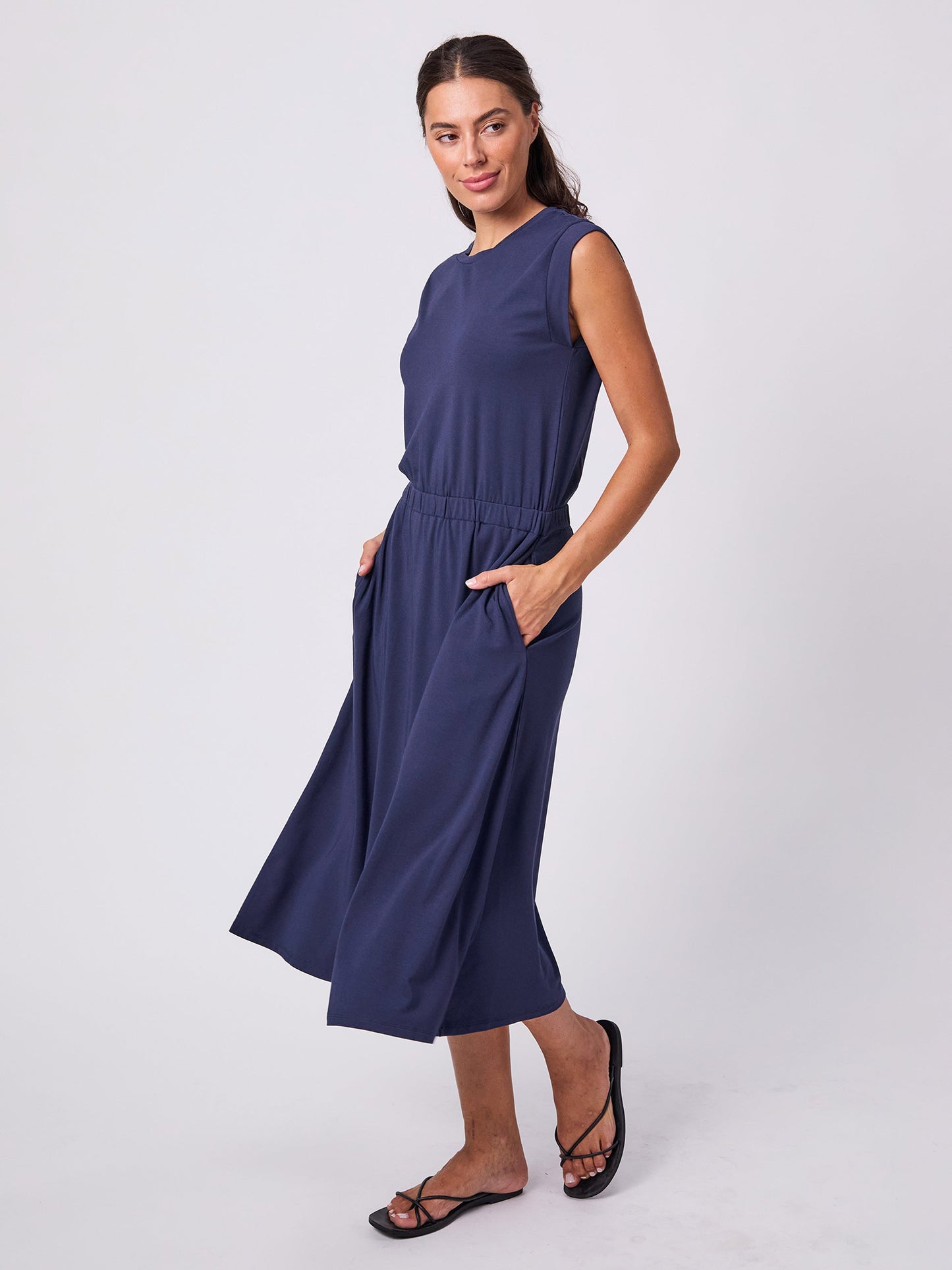 Camilla Dress - Navy
