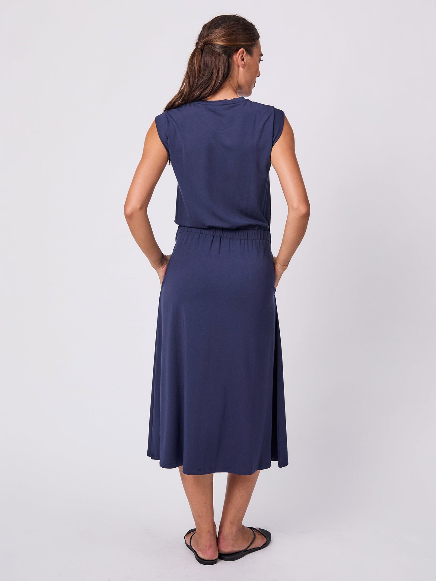 Camilla Dress - Navy