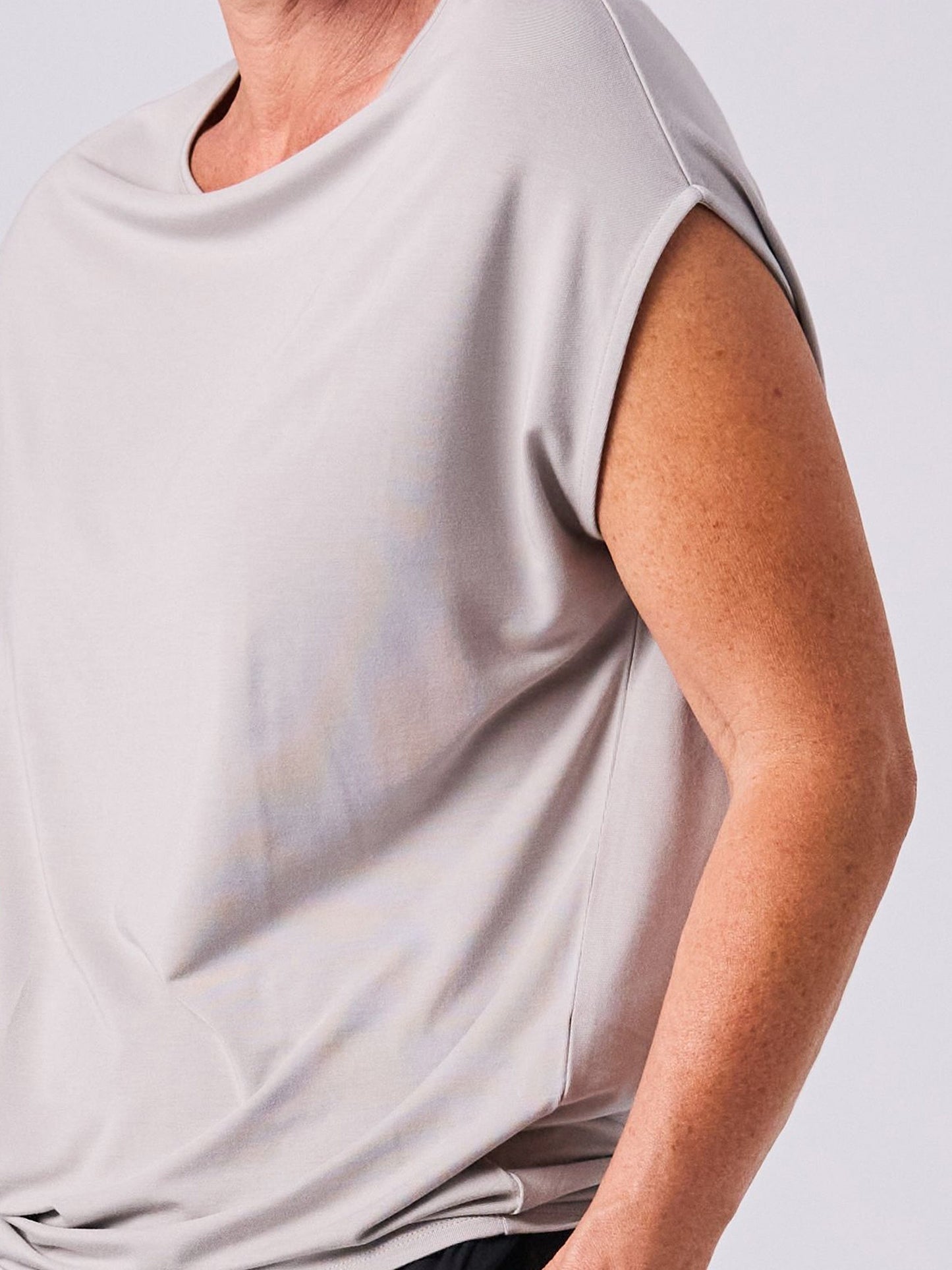 Modal Luxe Layer Tee - Paloma