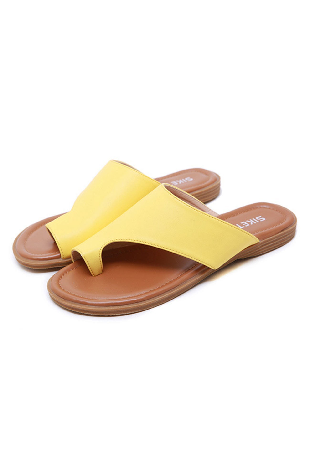 Toe Ring Slide Sandals