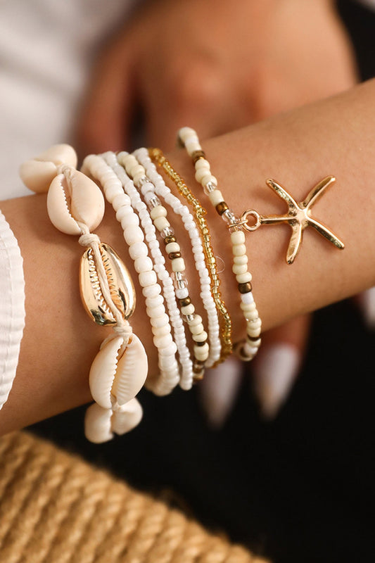 Handmade Bead Shell Bracelet