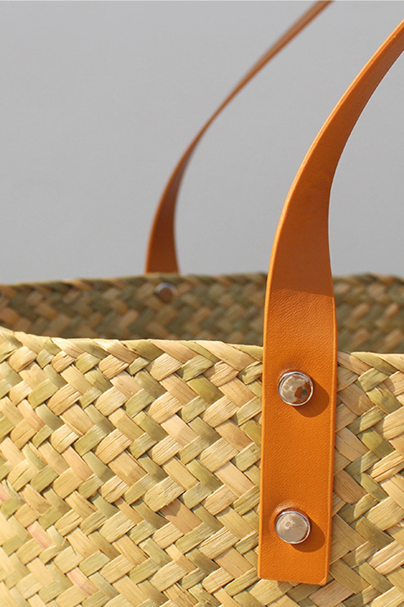 Handwoven Large Capacity Tote Straw Bag