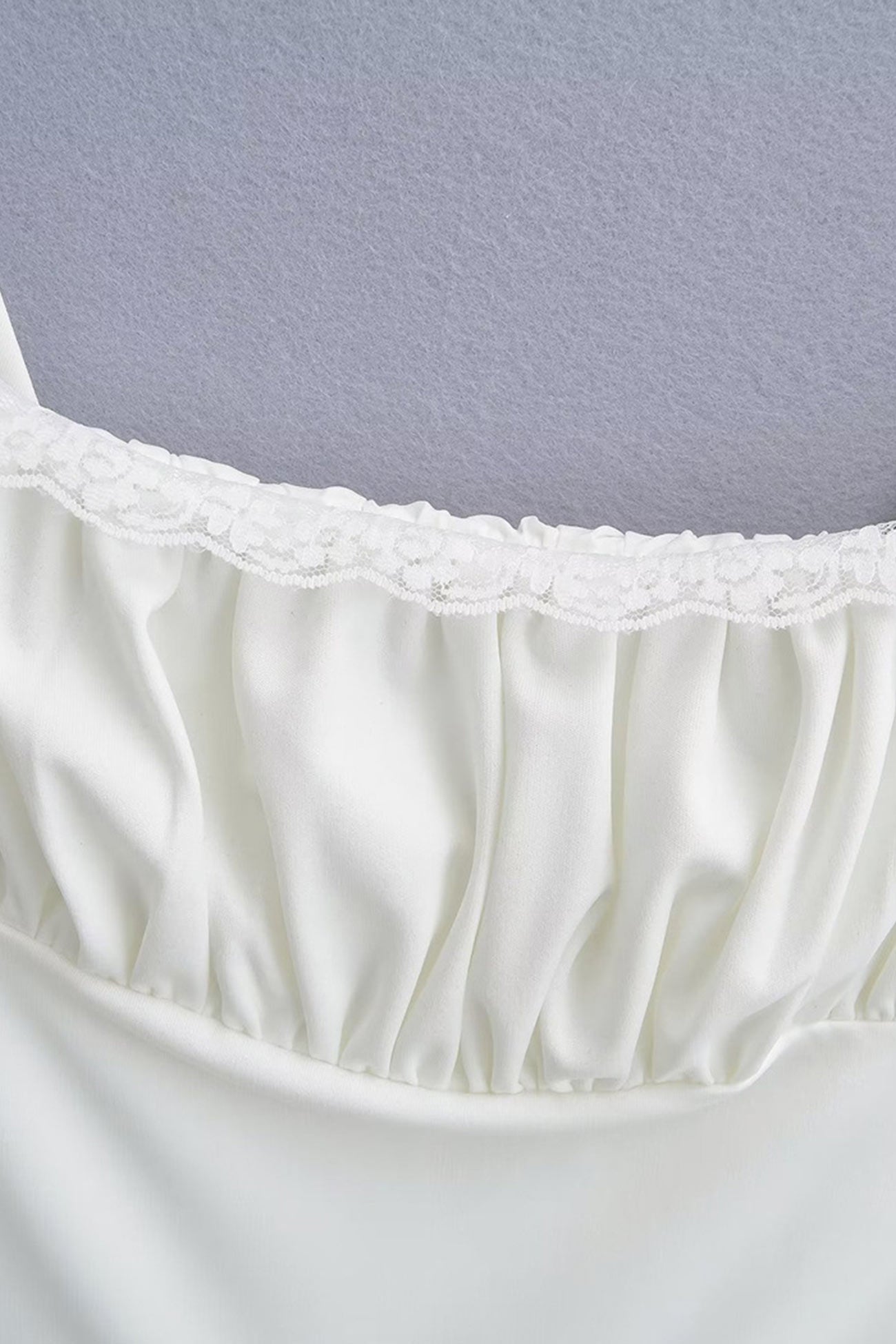 Lace Patchwork Strappy Corset Dress