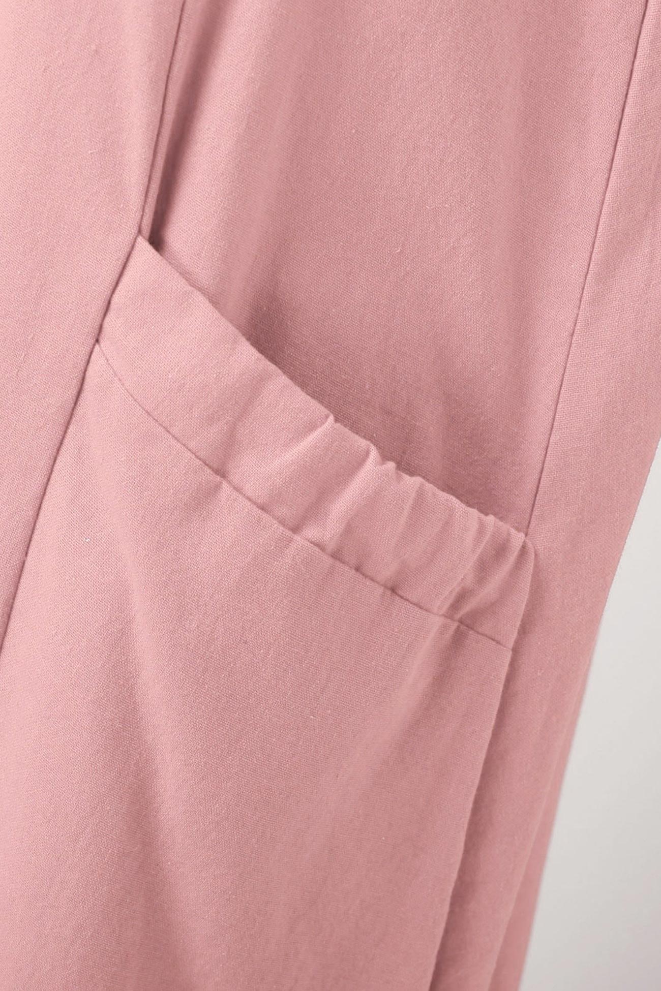 Solid Color Pocket Tank Dress