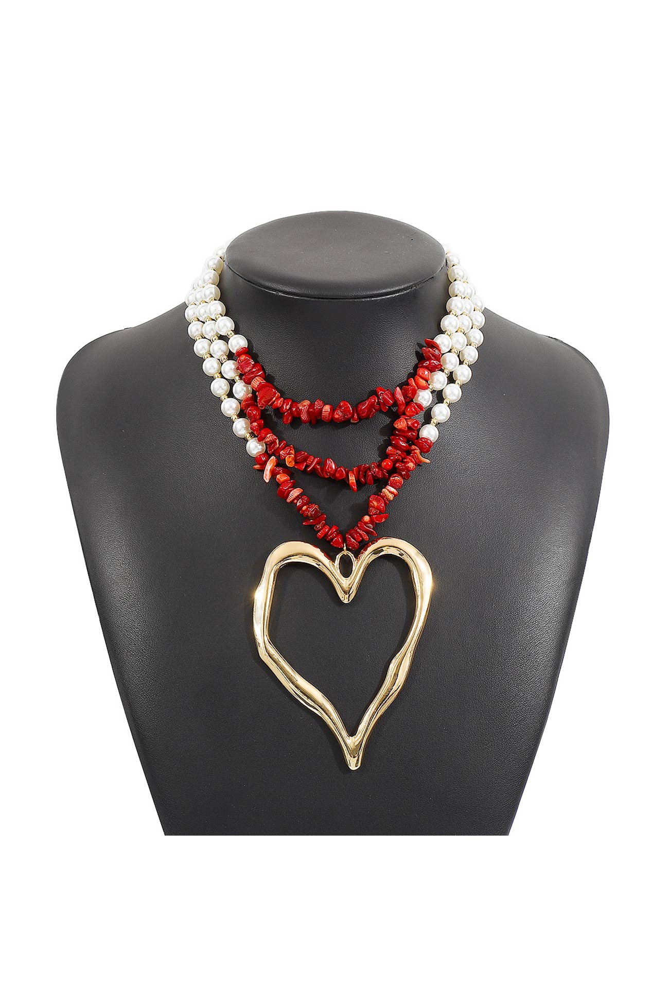 Stacking Pearl Turquoise Necklace